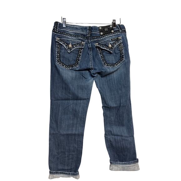 MISS ME JEANS - EASY CAPRI SIZE 30 - Picture 3 of 5